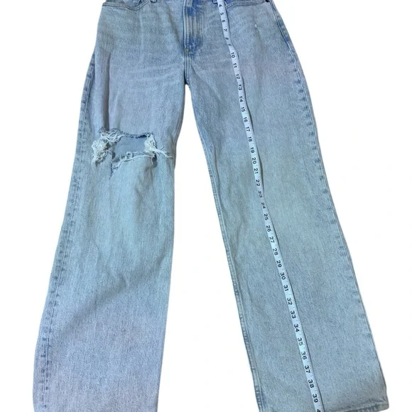 Abercrombie & Fitch Light Blue Flare Jeans - Picture 3 of 7